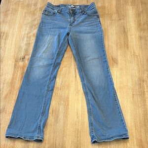 Cat & Jack Girls Light Blue Flare Jeans 14